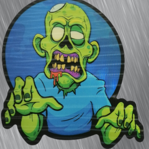 VECTOR zombie готин анимиран стикер
