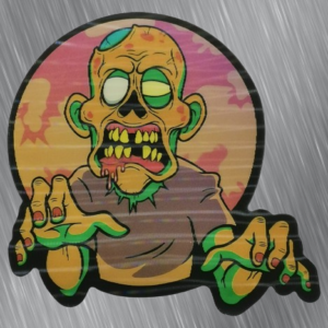 VECTOR zombie готин анимиран стикер - Hover Image