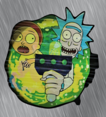 Rick And Morty уникален водоустойчив стикер