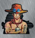 Готин голям стикер на Portgas D. Ace