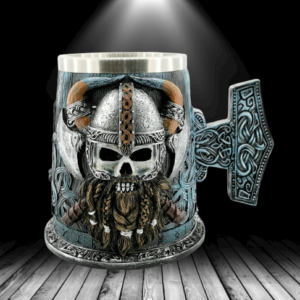 Халба с 3D изображение на викинг, Valhalla