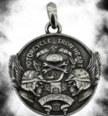 Рокерски медальон с черепи Ride or Die