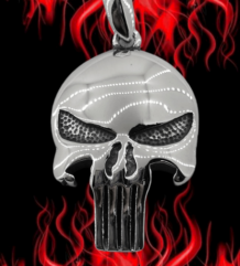 The Punisher - медальон от стомана