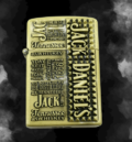 Качествена метална запалка с надписи Jack Daniel's
