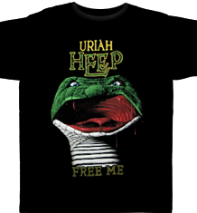 Тениска на Uriah Heep от албума Free Me