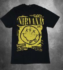 Тениска на Nirvana със Smile щампа