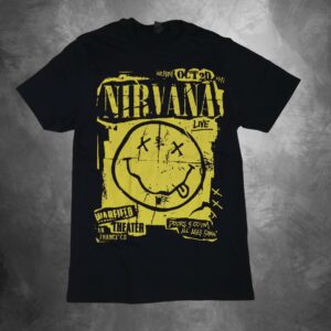 Тениска на Nirvana със Smile щампа