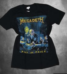 Тениска на Megadeth от албума Rust in Peace