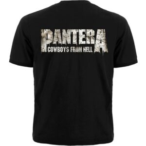 Метъл тениска Pantera "Cowboys from Hell" с двустранна щампа - Hover Image