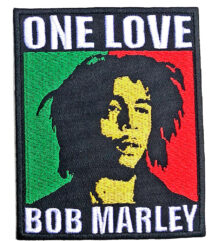 Рок нашивка Bob Marley One Love бродирана за дрехи