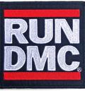 Рок нашивка Run DMC класическо лого бродирана