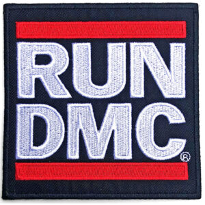 Рок нашивка Run DMC класическо лого бродирана