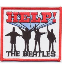 Нашивка The Beatles Help квадратна бродерия