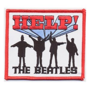 Нашивка The Beatles Help квадратна бродерия