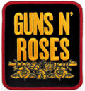 Нашивка Guns N' Roses Appetite златна бродерия с рози