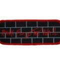 Оригинална везана рок нашивка Pink Floyd The Wall с дизайн на тухлена стена