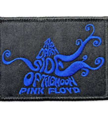Оригинална везана рок нашивка Pink Floyd The Dark Side of the Moon в синьо