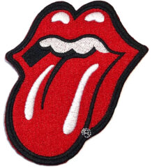 Оригинална голяма рок нашивка The Rolling Stones с червения език