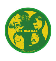 Рок нашивка The Beatles Faces кръгла бродирана