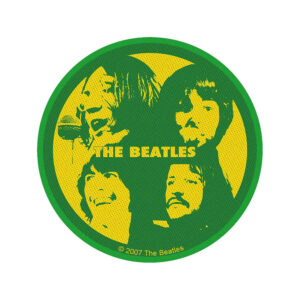 Рок нашивка The Beatles Faces кръгла бродирана