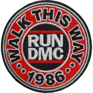 Официална везана хип-хоп нашивка RUN DMC Walk This Way 1986