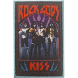 Оригинална рок нашивка KISS Rock Gods с членовете на групата