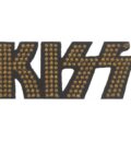 Оригинална нашивка KISS със златни конци бродирана