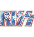 Оригинална рок нашивка KISS Rock and Roll Over лого с лица