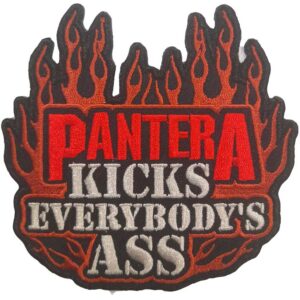 Оригинална метъл нашивка Pantera Kicks Everybody's Ass
