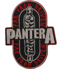Метъл нашивка Pantera Far Beyond Driven с бродиран дизайн