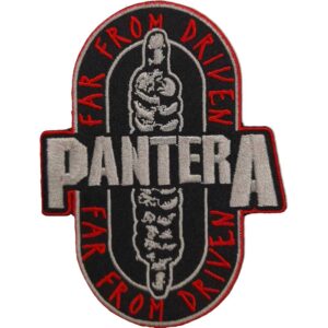 Метъл нашивка Pantera Far Beyond Driven с бродиран дизайн