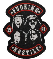 Метъл нашивка Pantera Fucking Hostile с ликовете на членовете на бандата