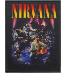 Рок нашивка Nirvana Unplugged с Курт Кобейн на акустичния концерт