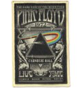 Оригинална рок нашивка Pink Floyd Carnegie Hall 1972