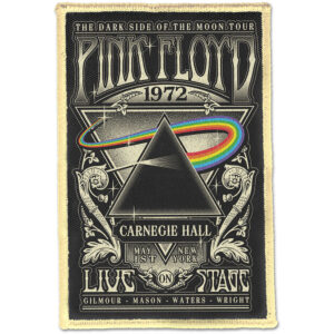 Оригинална рок нашивка Pink Floyd Carnegie Hall 1972
