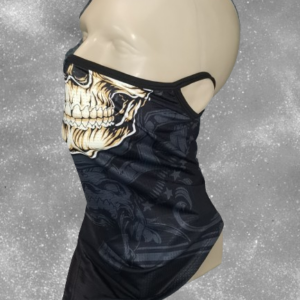 Боне за мотор Brown Skull с ефектен кафяв череп - Hover Image