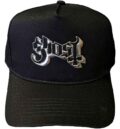 Оригинална мъжка бейзболна шапка Ghost със сребристо метално лого