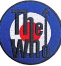 Кръгла рок нашивка The Who Target Logo Bordered с цветно лого