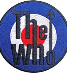 Кръгла рок нашивка The Who Target Logo Bordered с цветно лого