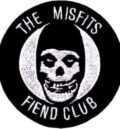 Кръгла пънк нашивка The Misfits Fiend Club с череп Crimson Ghost