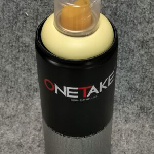 Спрей боя за графити светло жълто One Take с жълта дюза