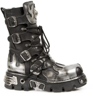 Кубинки с пламъци New Rock M591-S2