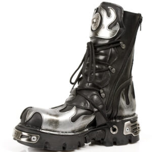 Кубинки с пламъци New Rock M591-S2 - Hover Image