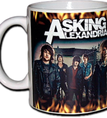 Чаша на Asking Alexandria с групата