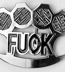 Тока за Колан с бокс и надпис FUCK -