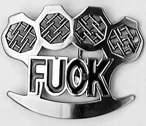 Тока за Колан с бокс и надпис FUCK -
