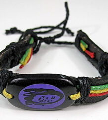 Кожена гривна реге с Bob Marley