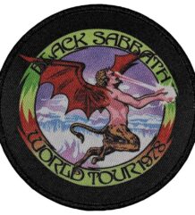 Оригинална метъл нашивка на Black Sabbath World Tour 1978