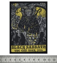 рок нашивка Black Sabbath The End Tour везана