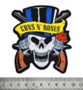 нашивка Guns N' Roses Skull & Guns везан рок пач